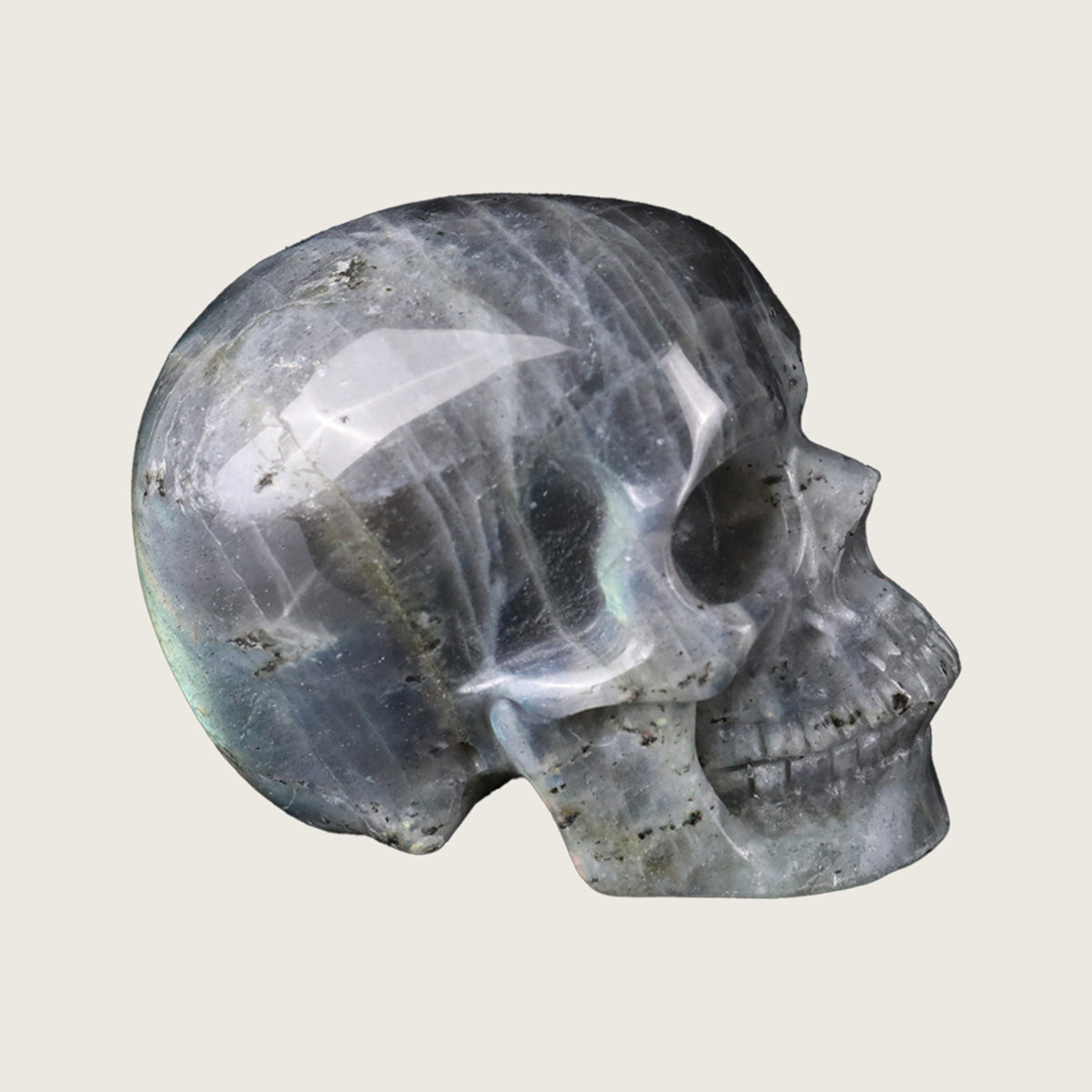 3.0" Labradorite Crystal Skull Carving  #SKH30040