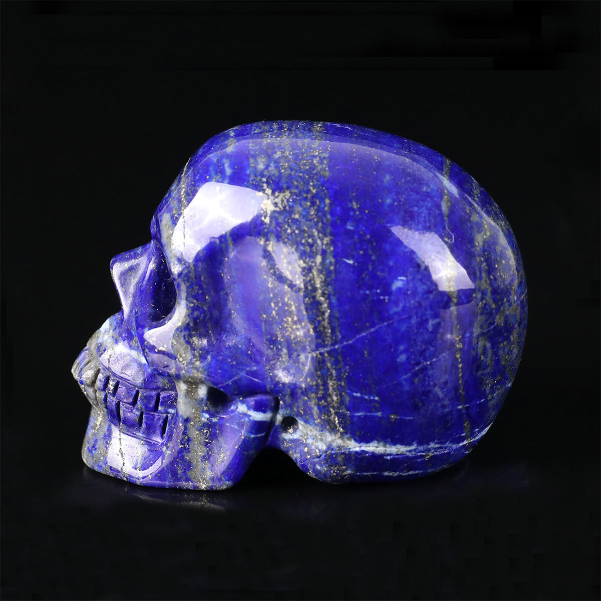 2.2" Lapis Lazuli Crystal Skull Carving  #SKH22073