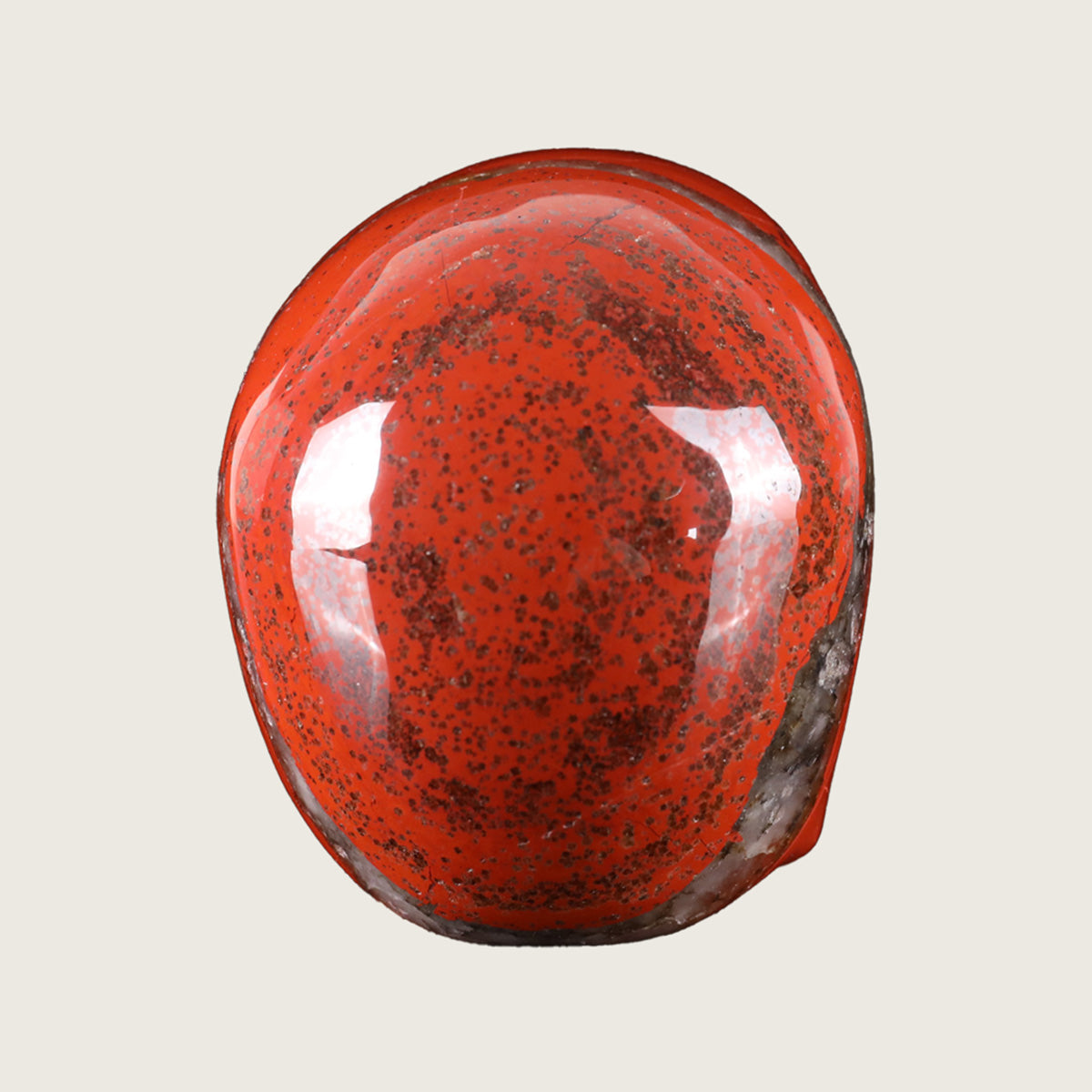 3.0" Red Jasper Crystal Skull Carving  #SKH30076
