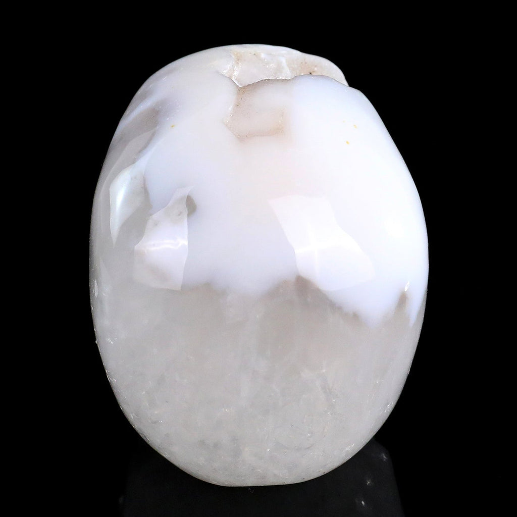 3.0" Geode Agate Crystal Skull Carving  #SKH30109