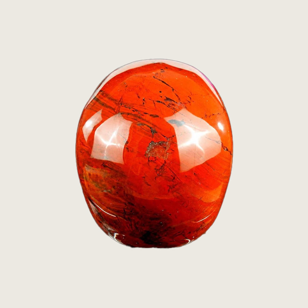 3.0" Red Jasper Crystal Skull Carving  #SKH30090