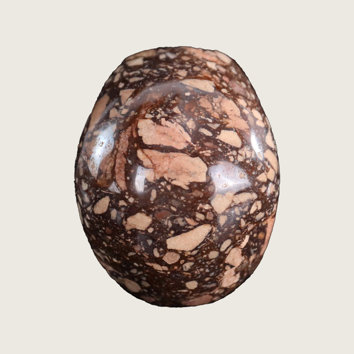 3.0" Coffee Stone Crystal Skull Carving  #SKH30058