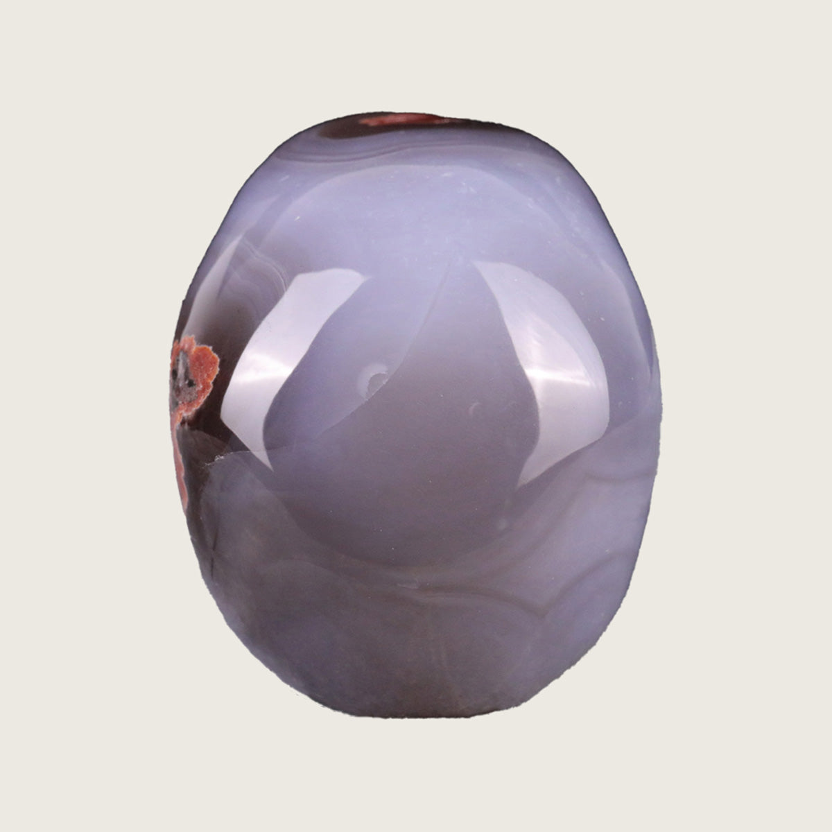 2.2" Solid Volcanic Agate Crystal Skull Carving  #SKH22048