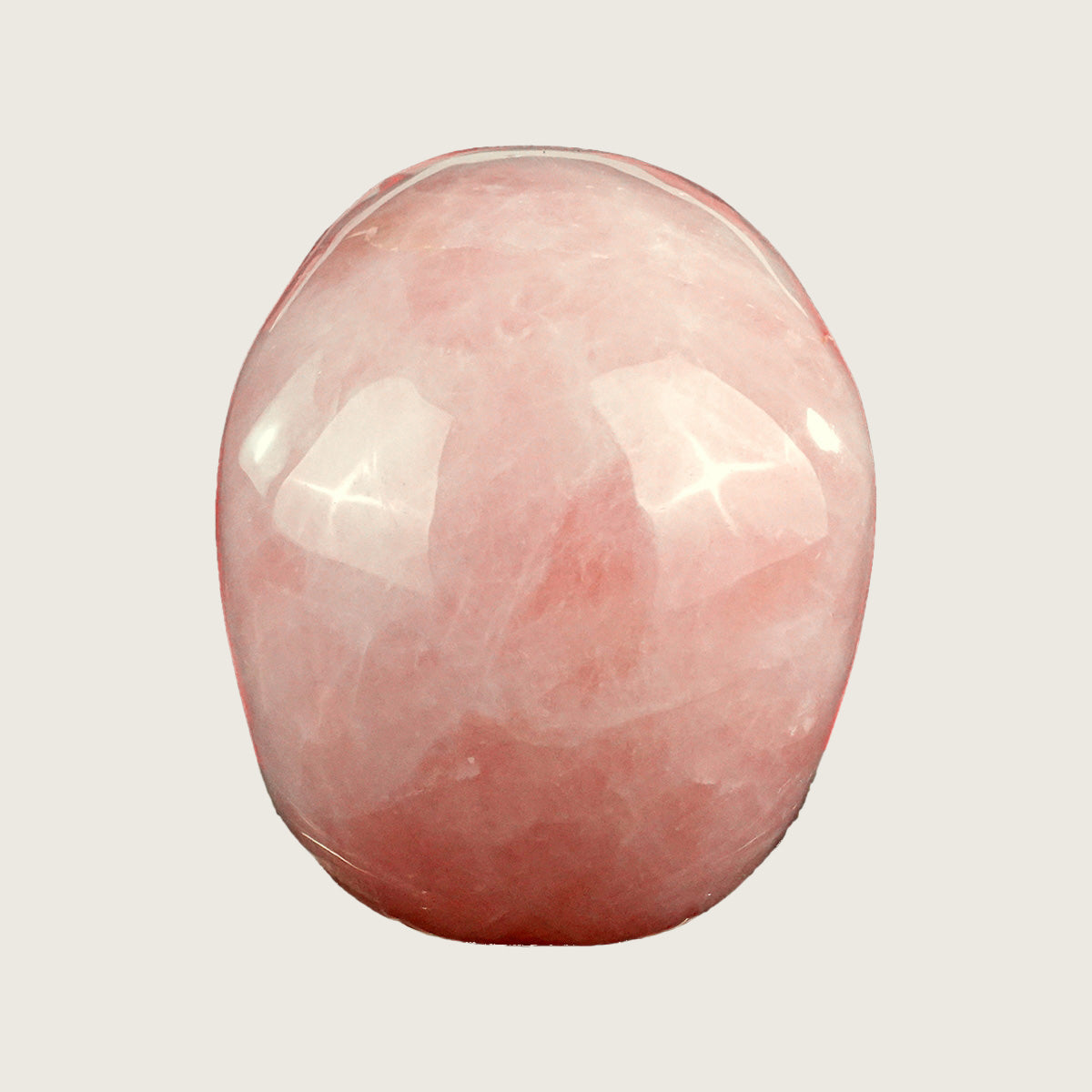 4.5" Rose Quartz Crystal Skull Carving  #SKHRQ4501