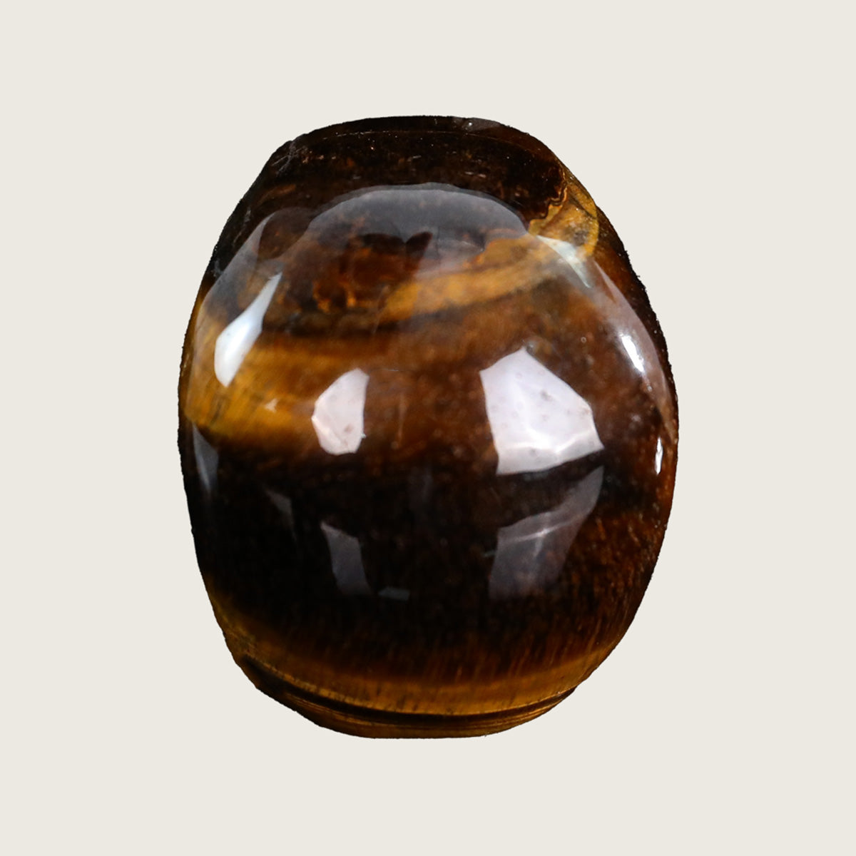 2.2" Tiger Eye Crystal Skull Carving  #SKH22040