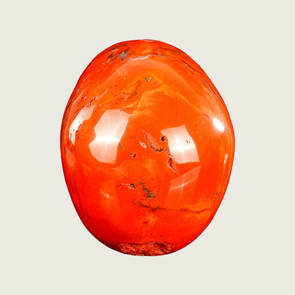 4.5" Red Jasper Crystal Skull Carving  #SKH45016