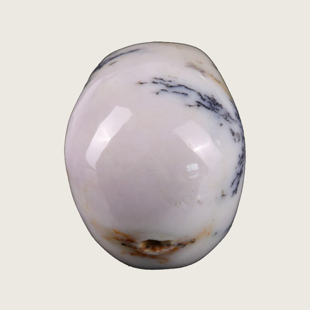 2.2" White Opal Crystal Skull Carving  #SKH22030