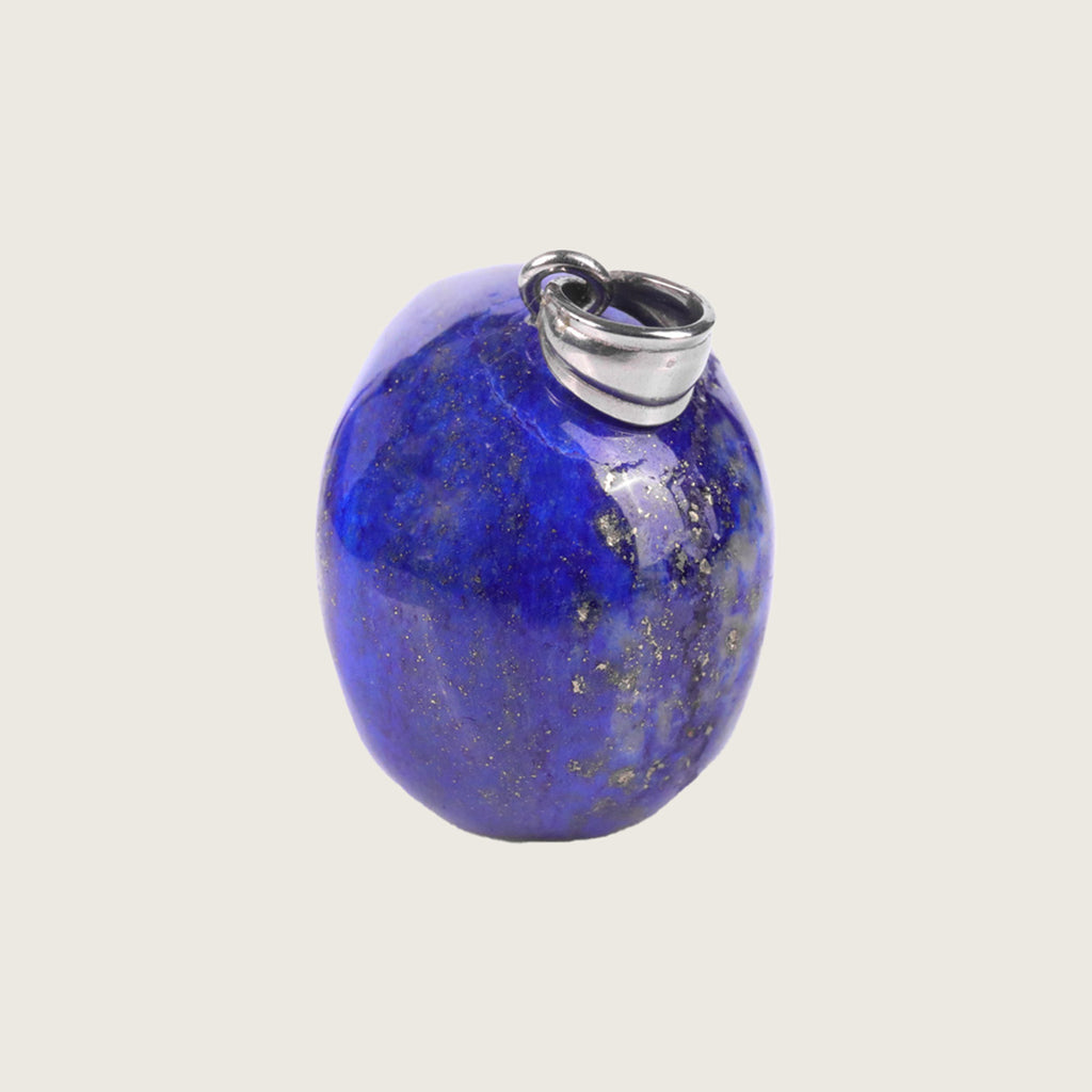 1.1" Lapis Lazuli Skull Pendant Carving  #CSC0020