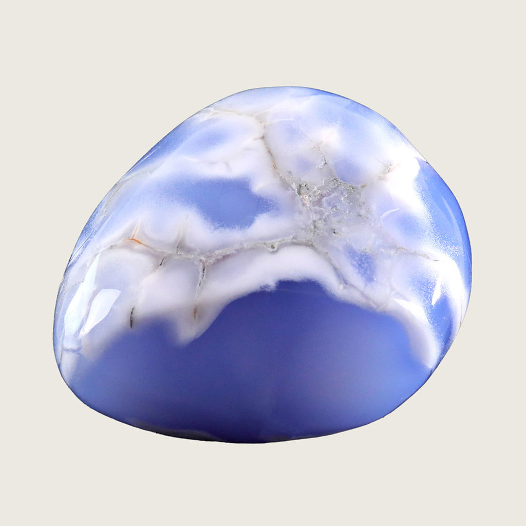 4.2" Blue Chalcedony Polished Stone Carving  #CHA0002