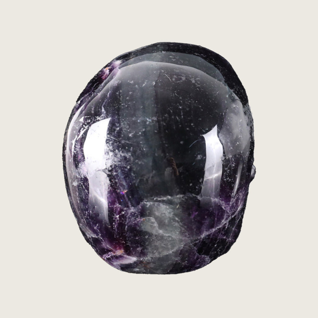 3.0" Fluorite Crystal Skull Carving  #SKH30074
