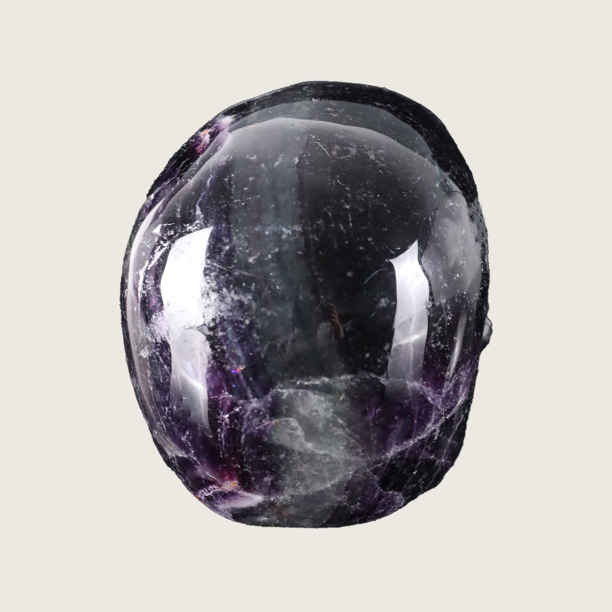 3.0" Fluorite Crystal Skull Carving  #SKH30074