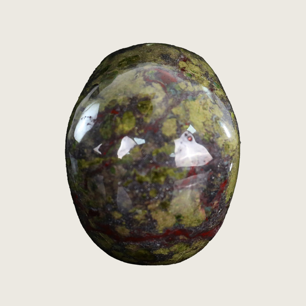 3.0" Dragon Blood Jasper Crystal Skull Carving  #SKH30055