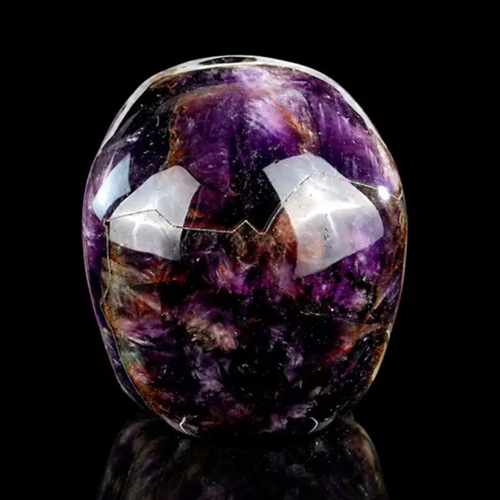 3.0" Dream Amethyst Crystal Skull Carving  #SKH30123