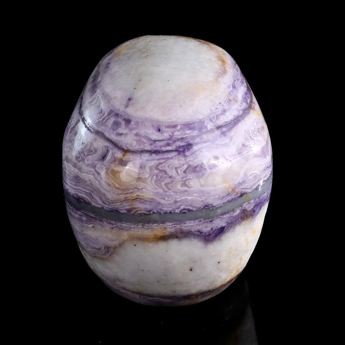 3.0" Purple Malachite Crystal Skull Carving  #SKH30099