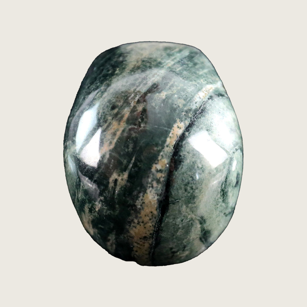 2.2" Nine Dragon Jade Human Skull Carving  #SKH22004