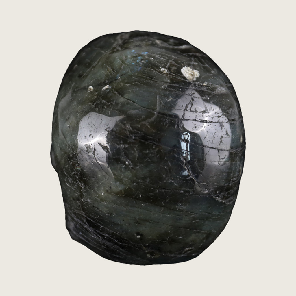 3.0" Labradorite Crystal Skull Carving  #SKH30083