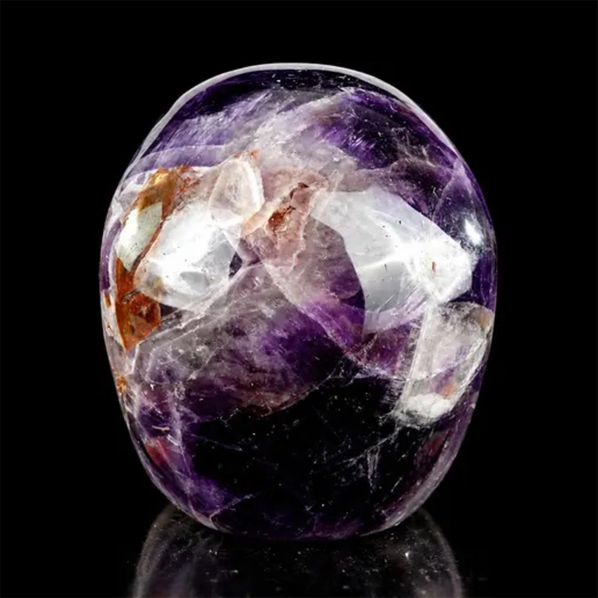 3.0" Dream Amethyst Crystal Skull Carving  #SKH30122