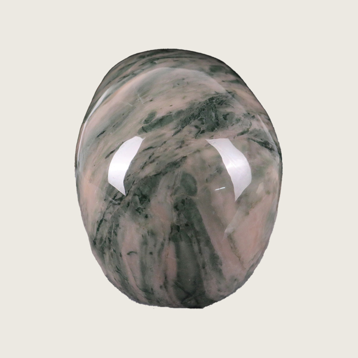 3.0" Jiulong Jade Crystal Skull Carving  #SKH30071