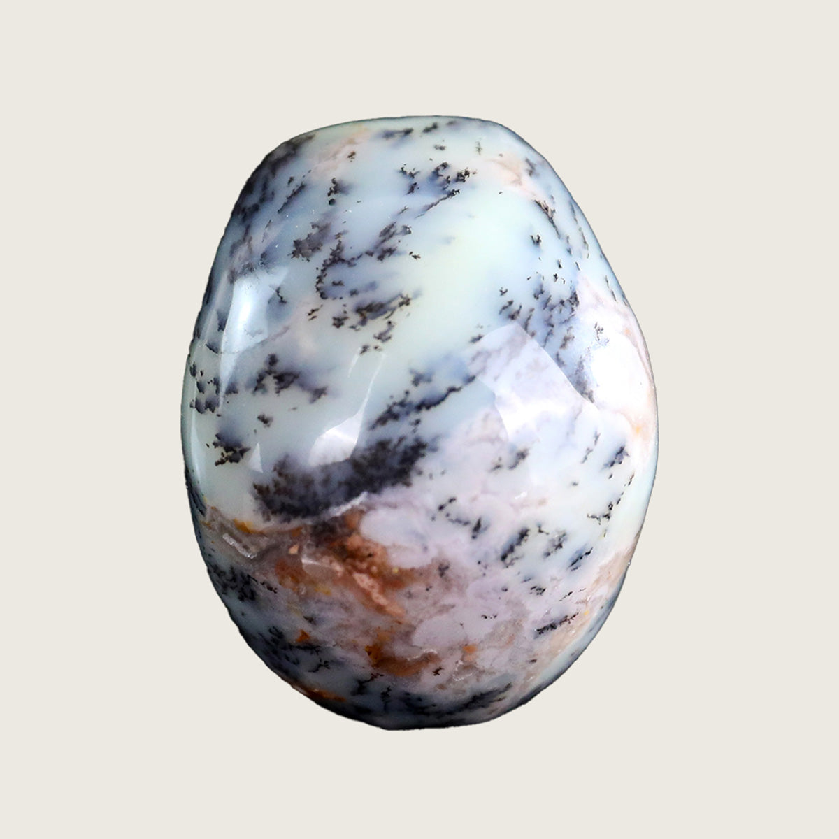 2.2" White Opal Crystal Skull Carving  #SKH22042