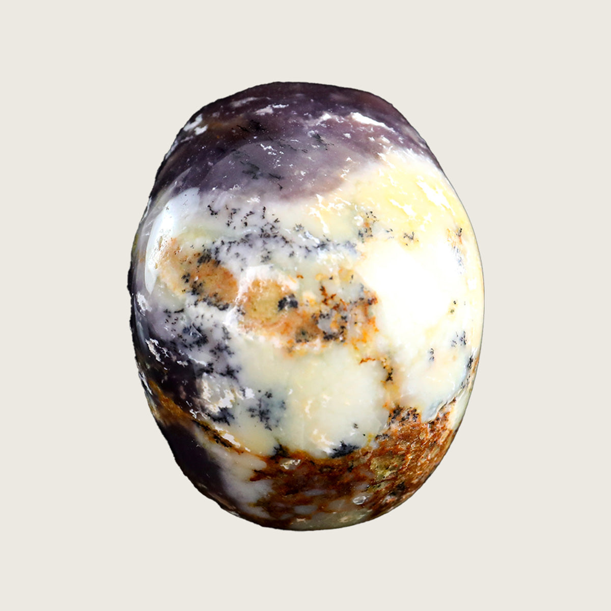 3.0" White Opal Crystal Skull Carving  #SKH30079