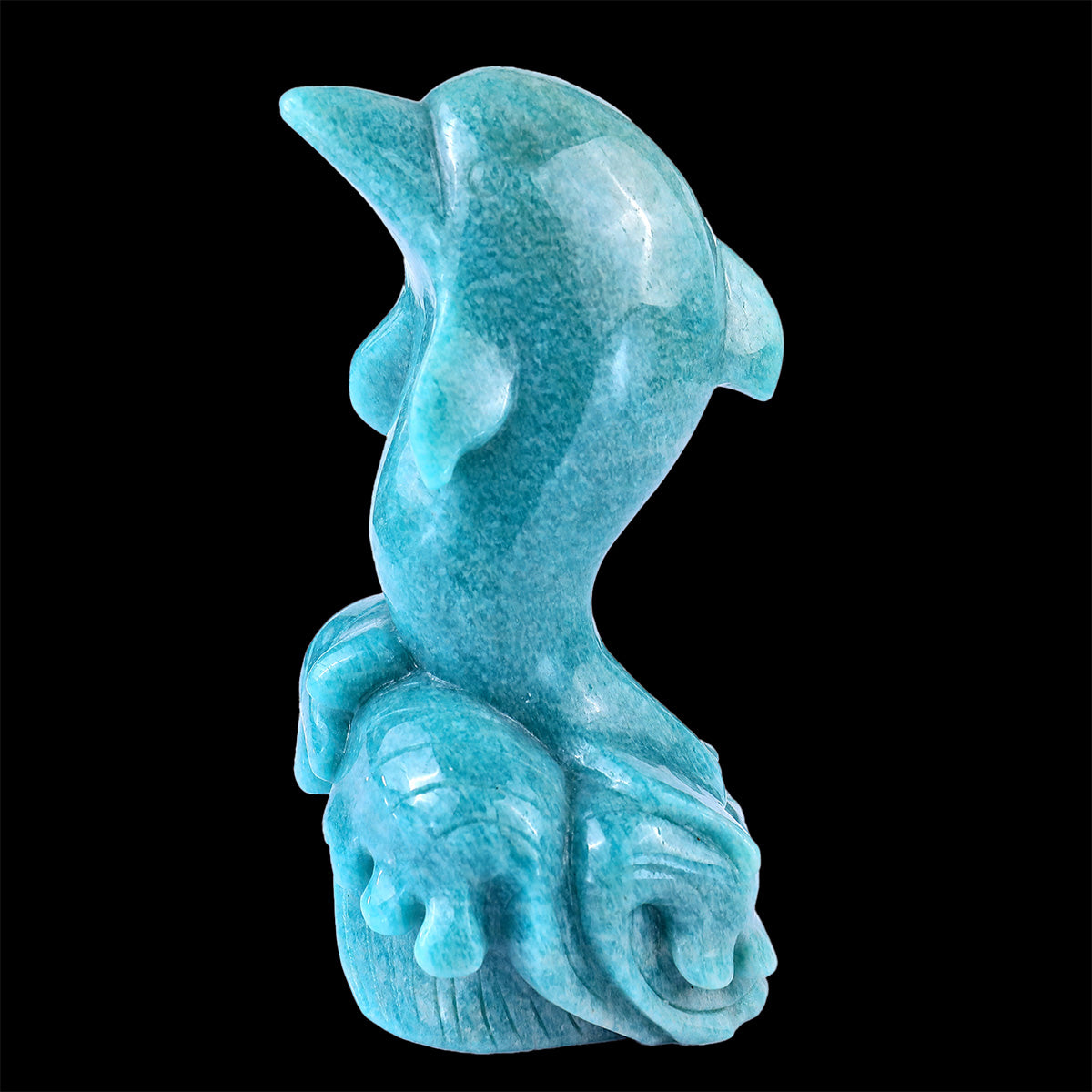 6.5" Amazonite Leaping Dolphin  #CTC0083