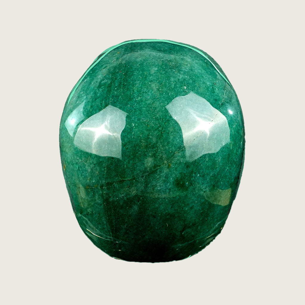 4.5" Green Aventurine Crystal Skull Carving  #SKHGA4501