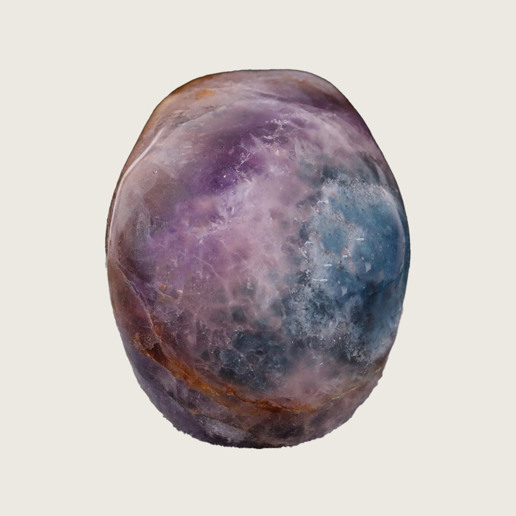 3.0" Fluorite Human Skull Carving  #SKH30022