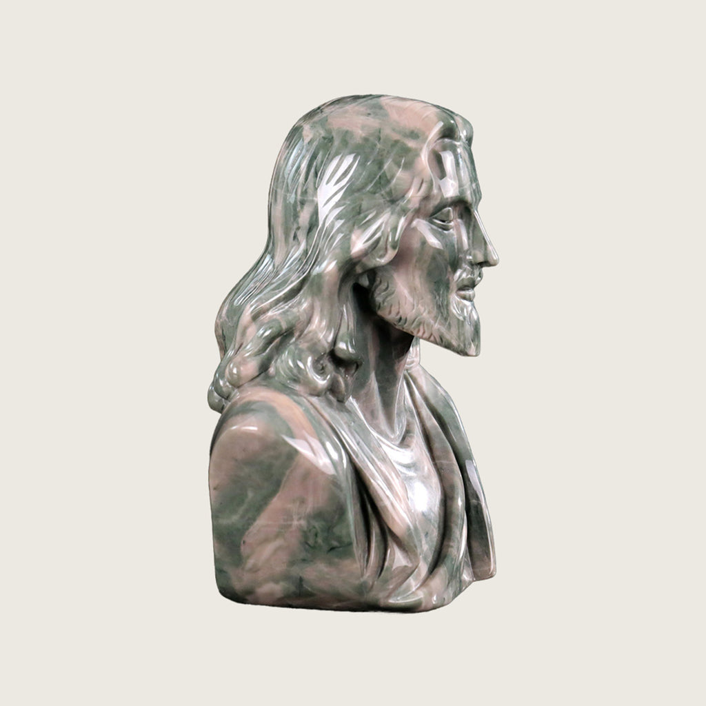 4.2" Jiulong Jade Jesus Carving  #CTC0049