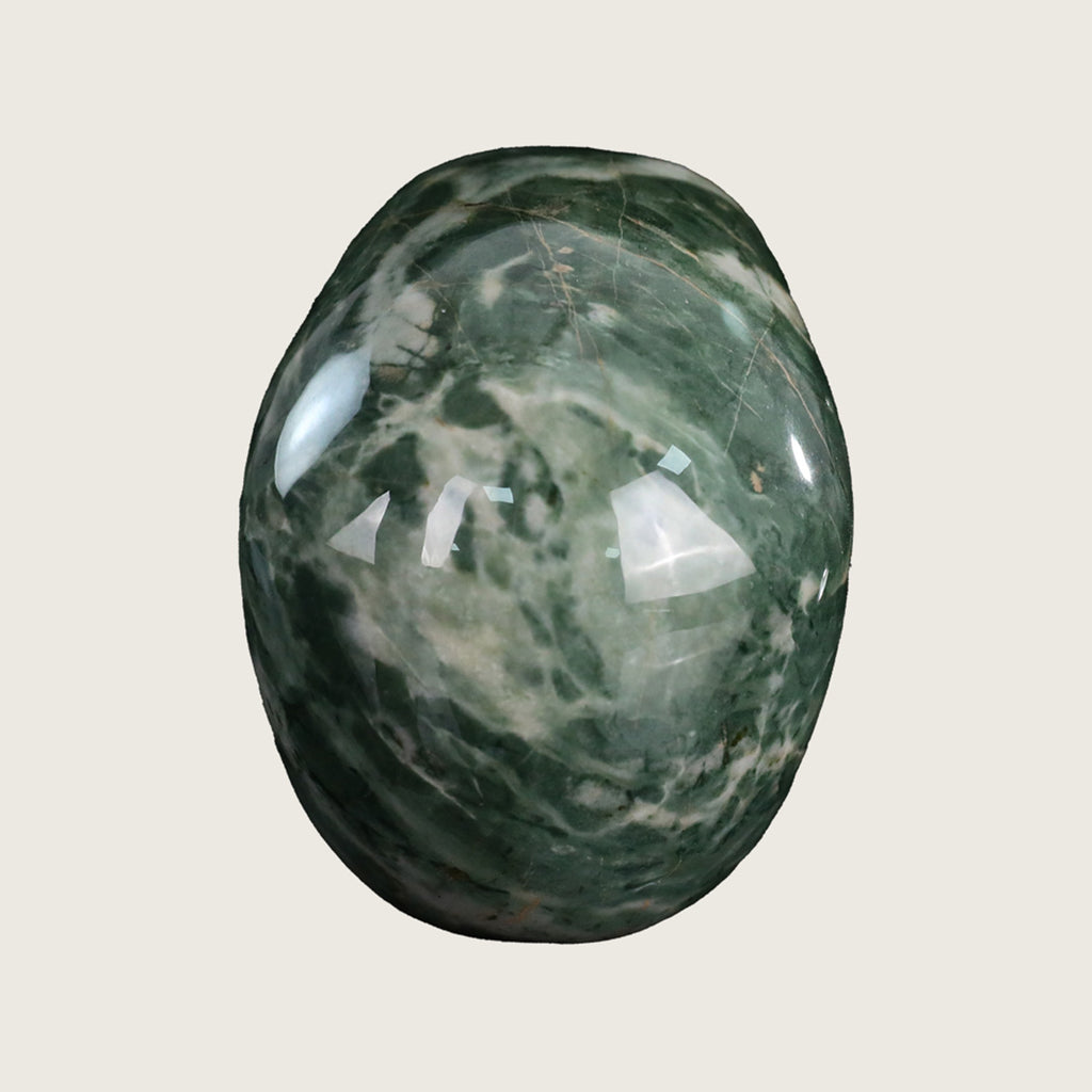 3.0" Nine Dragon Jade Crystal Skull Carving  #SKH30062