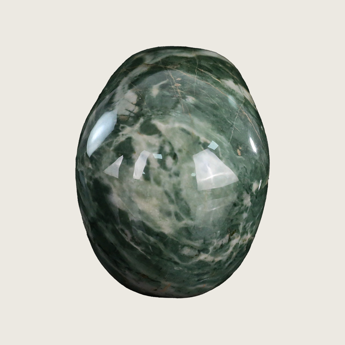 3.0" Nine Dragon Jade Crystal Skull Carving  #SKH30062