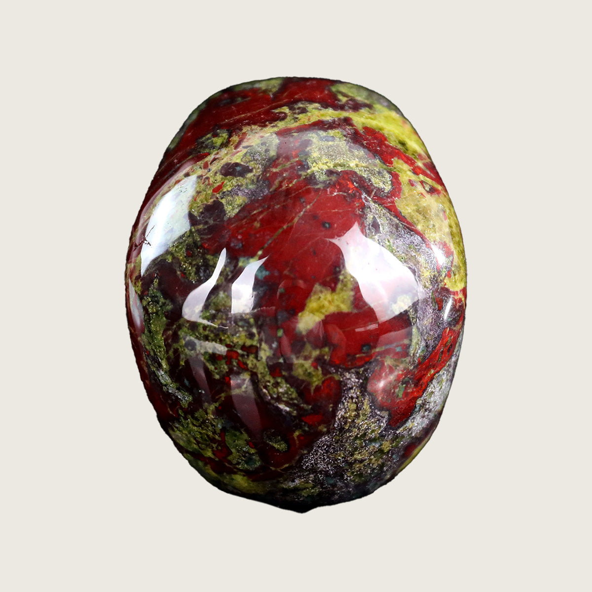 3.0" Dragon Blood Jasper Crystal Skull Carving  #SKHDB3001