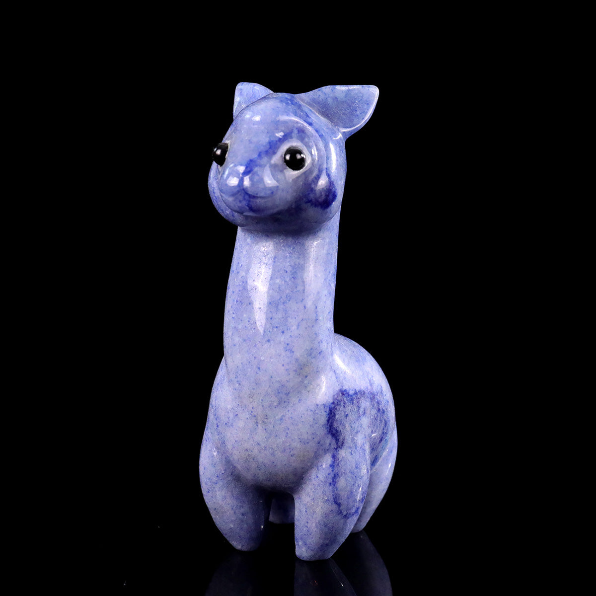 1.4" Blue Aventurine Alpaca Carving  #CHA0029