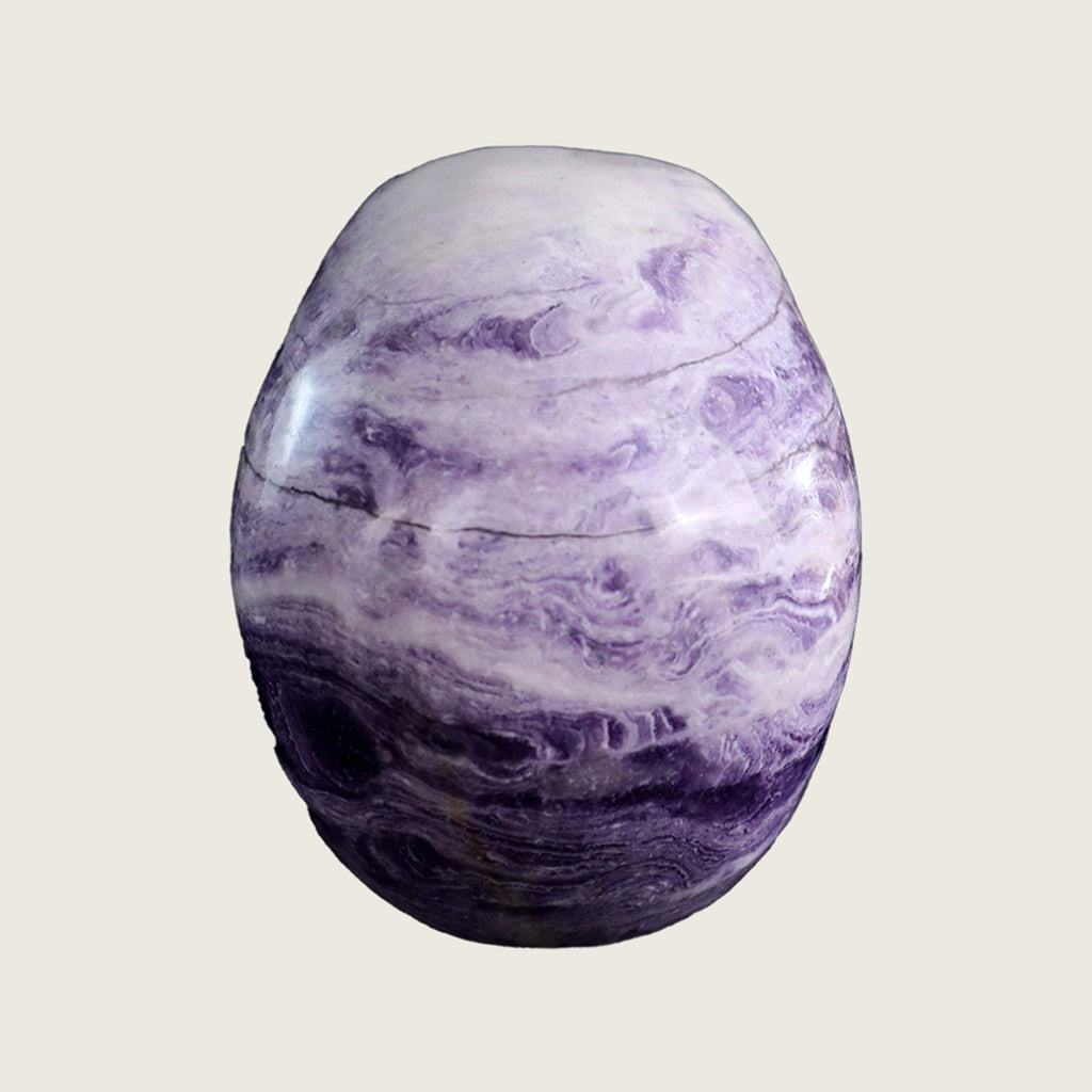 3.0" Purple Malachite Human Skull Carving  #SKH30008