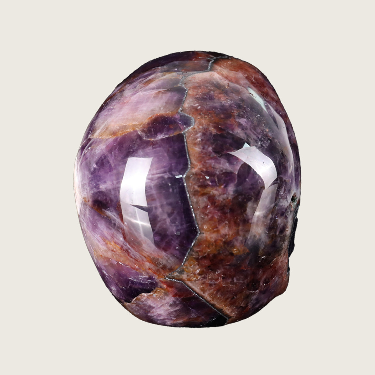 3.0" Dream Amethyst Crystal Skull Carving  #SKH30044