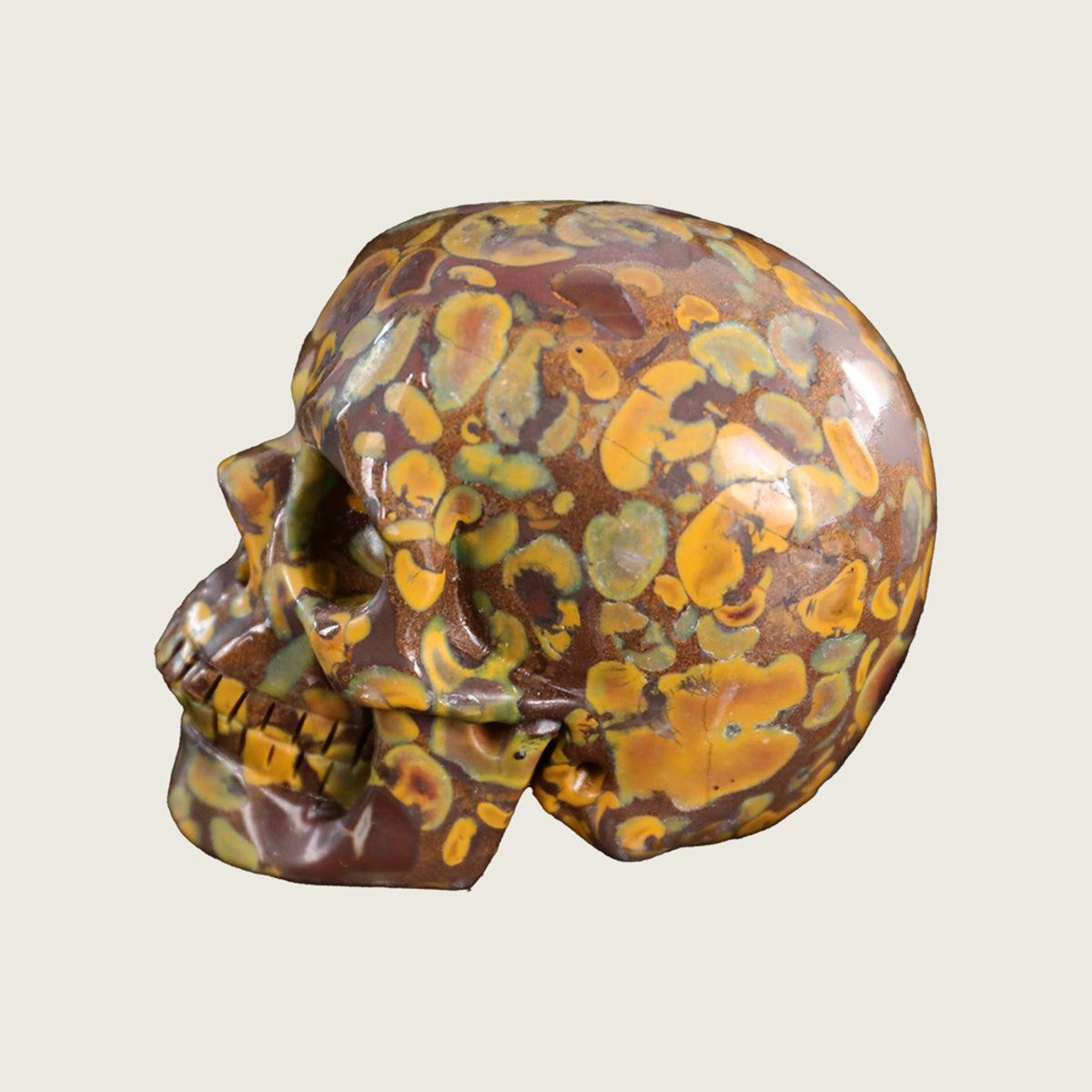 3.0" Oolite Crystal Skull Carving  #SKH30047