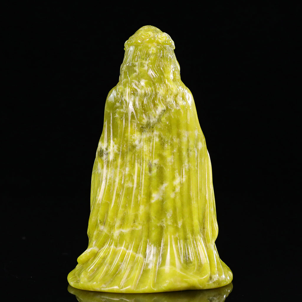 3.0" Xiuyan Jade Mother Earth Carving  #CTC0067