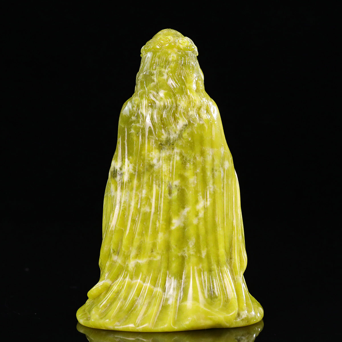 3.0" Xiuyan Jade Mother Earth Carving  #CTC0067