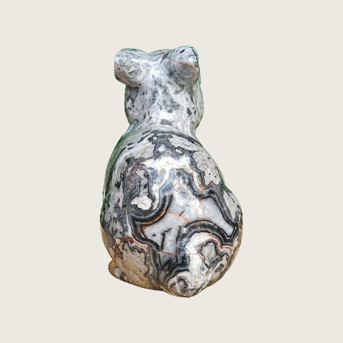 2.2" Picasso Jasper Rabbit Carving  #CHA0012