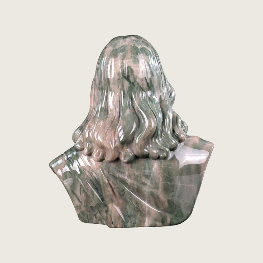 4.2" Jiulong Jade Jesus Carving  #CTC0049