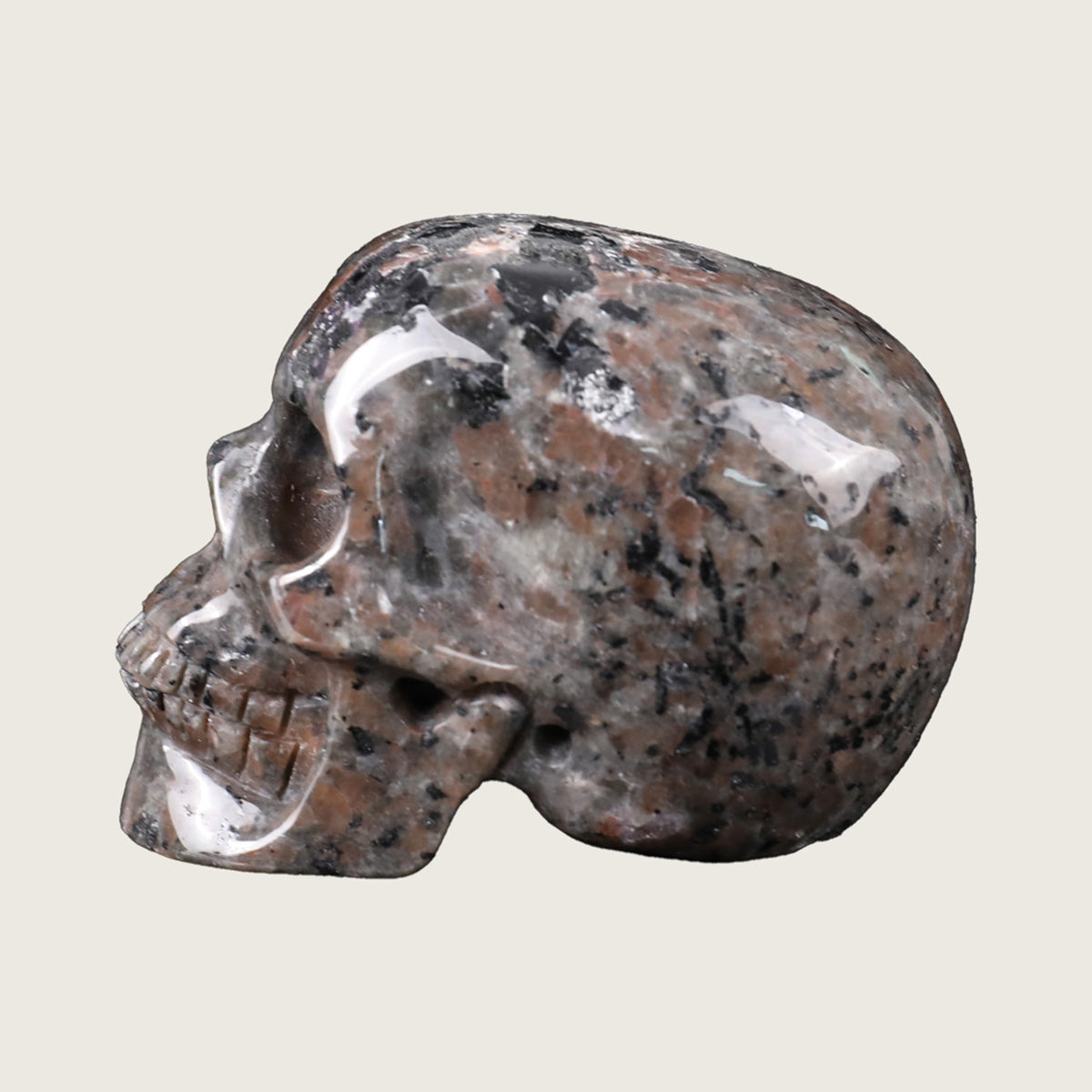 2.2" Yooperlite Crystal Skull Carving  #SKH22057