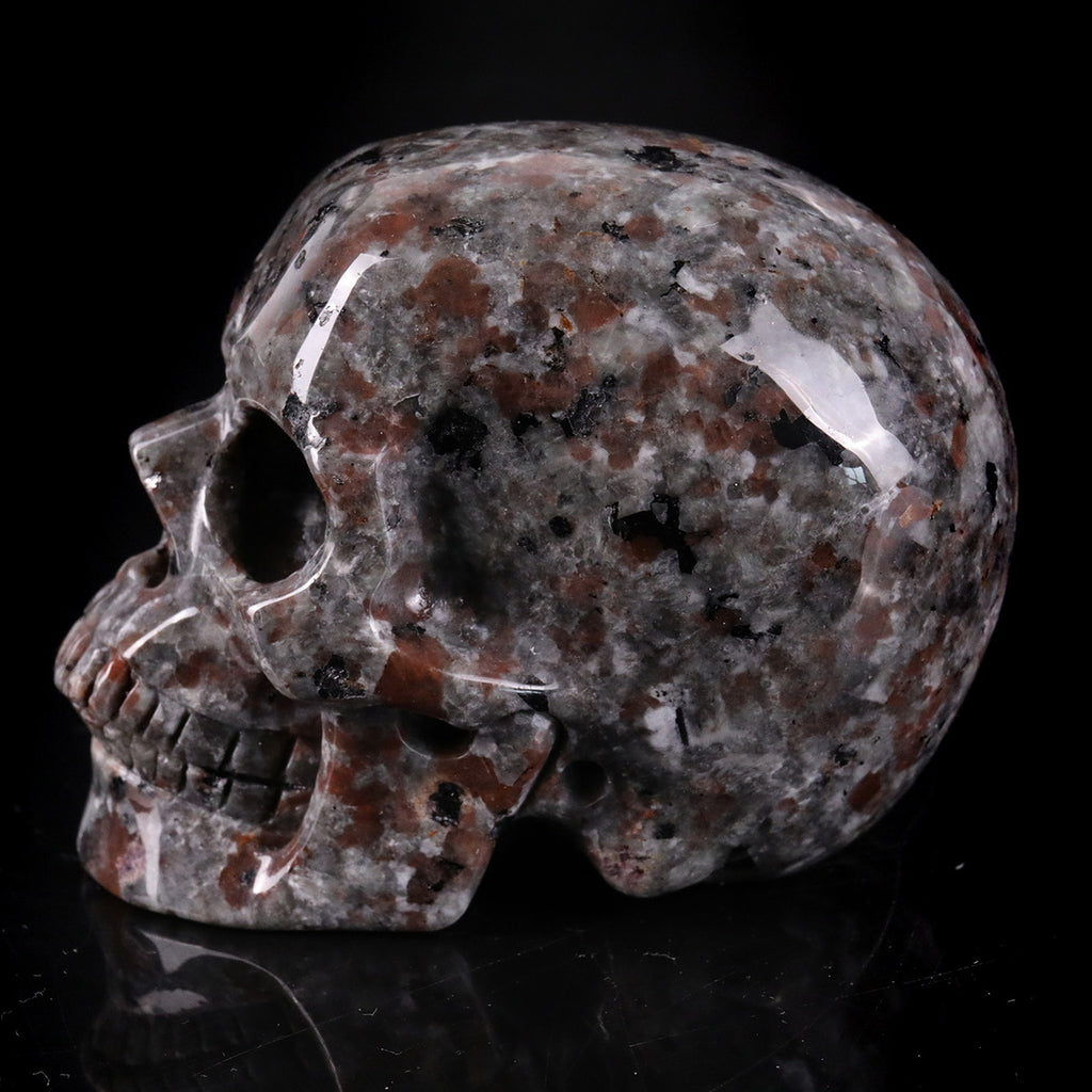 3.0" Yooperlite Crystal Skull Carving  #SKH30094