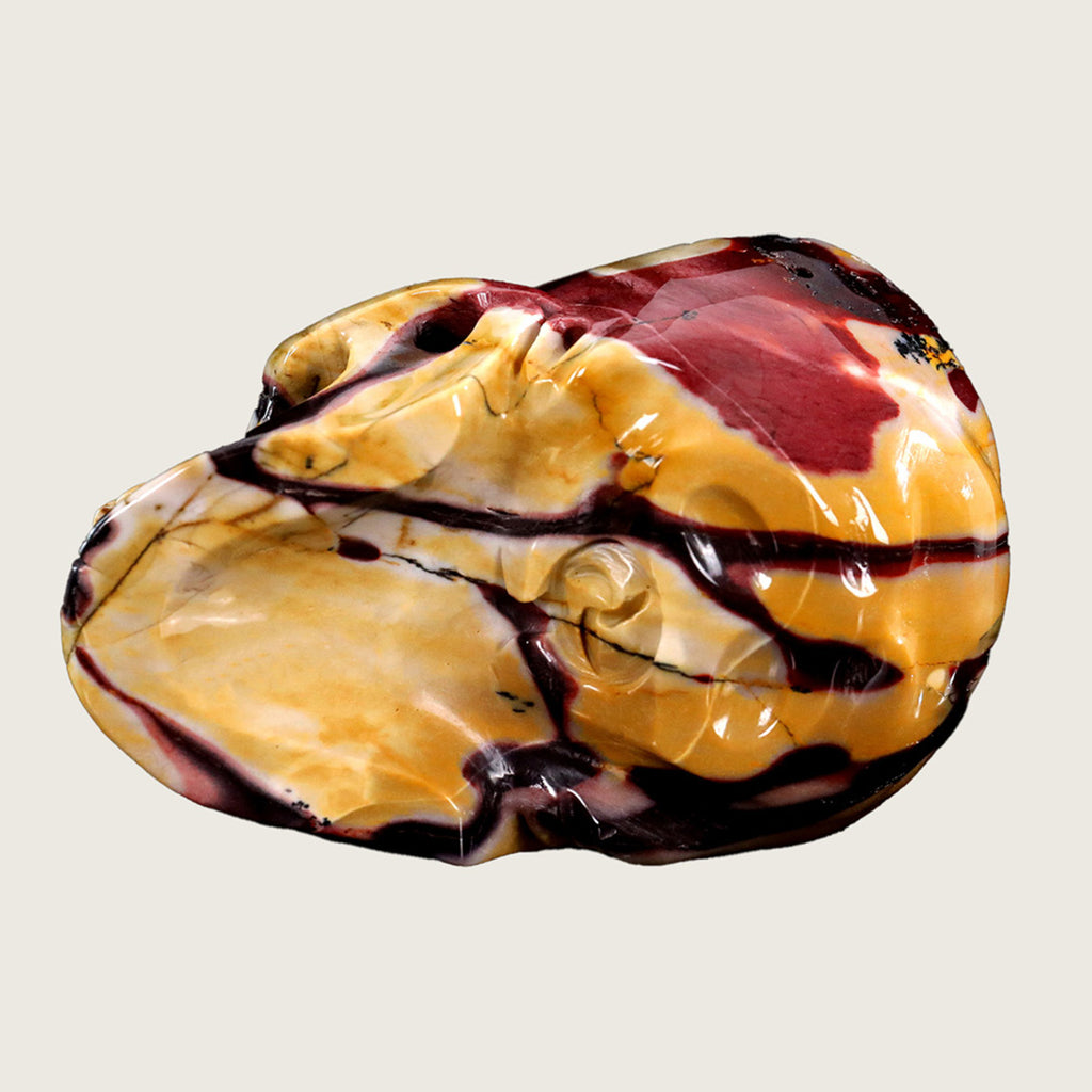5.3" Mookaite Jasper Skull Carving  #SCS0005
