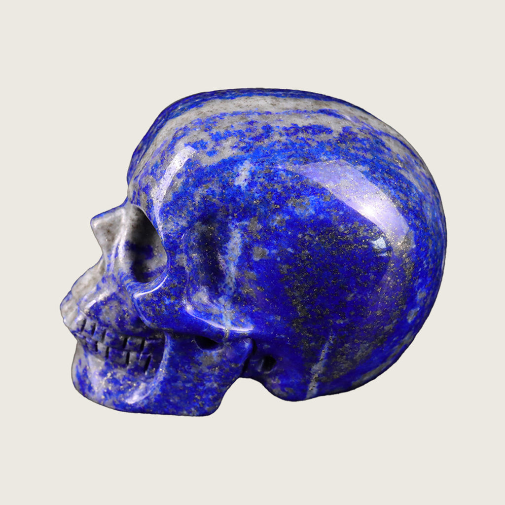 2.2" Lapis Lazuli Crystal Skull Carving  #SKH22027