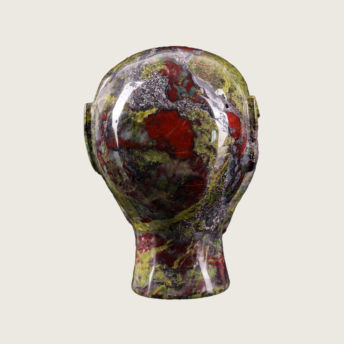 3.0" Dragon Blood Alien Skull Carving  #CSC0010