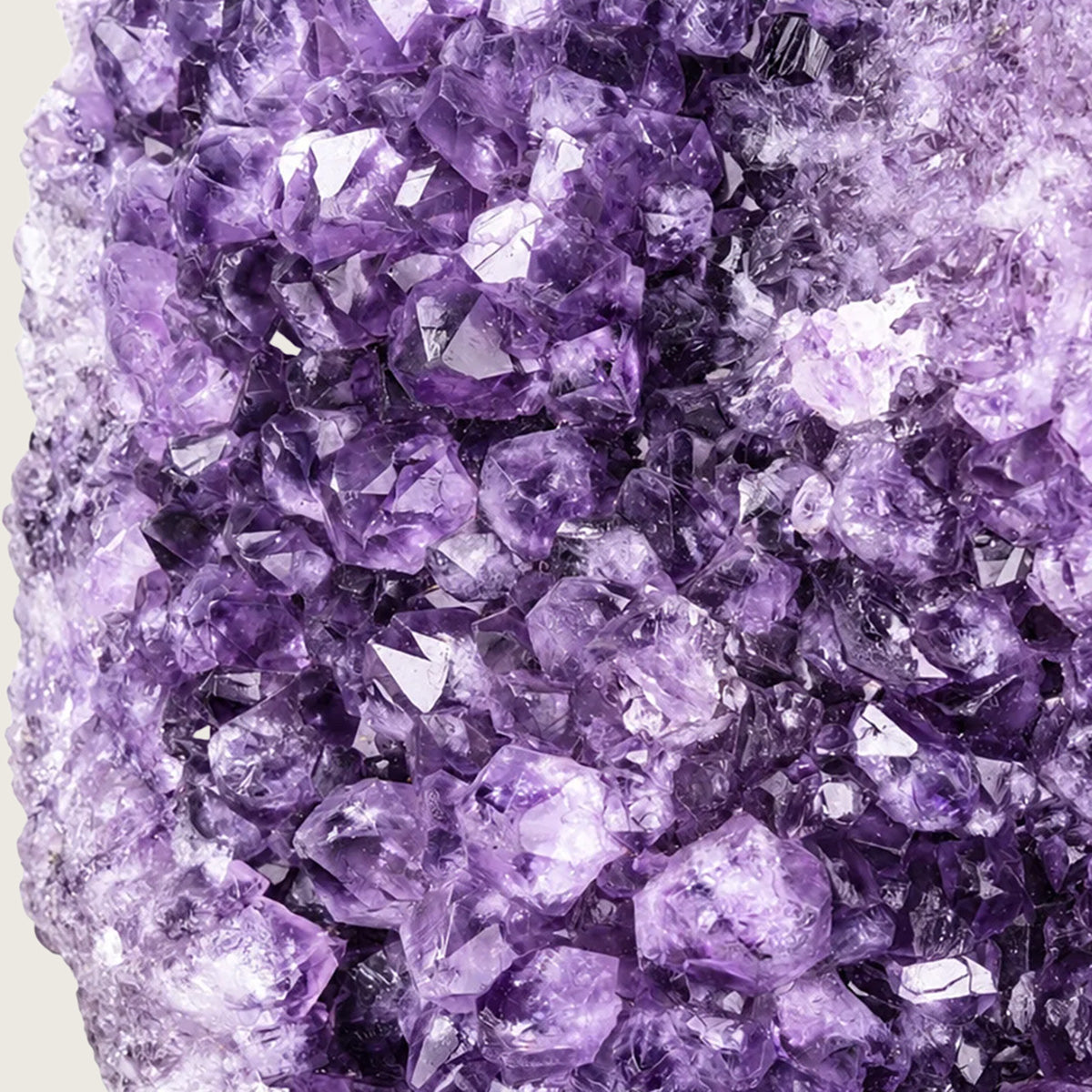 9.0"Amethyst Druse Agate Flower Sculpture Carving  #GDC0020