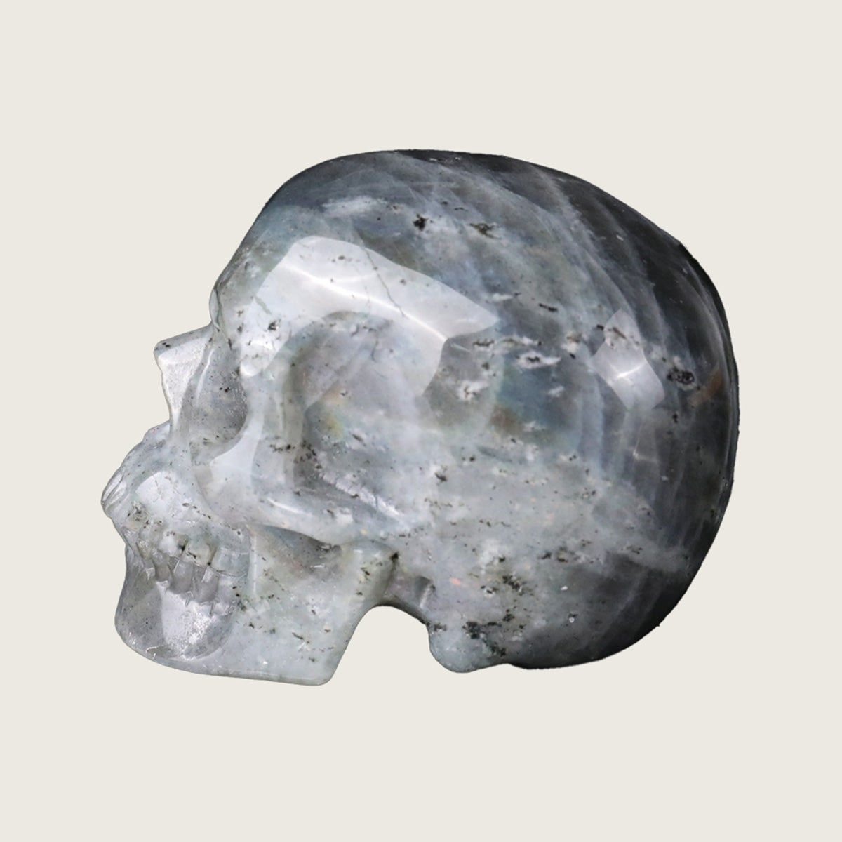 3.0" Labradorite Crystal Skull Carving  #SKH30040