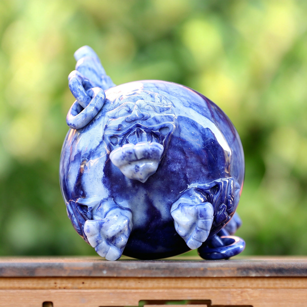 8.3" Blue Aventurine Incense Burner #CTC0072