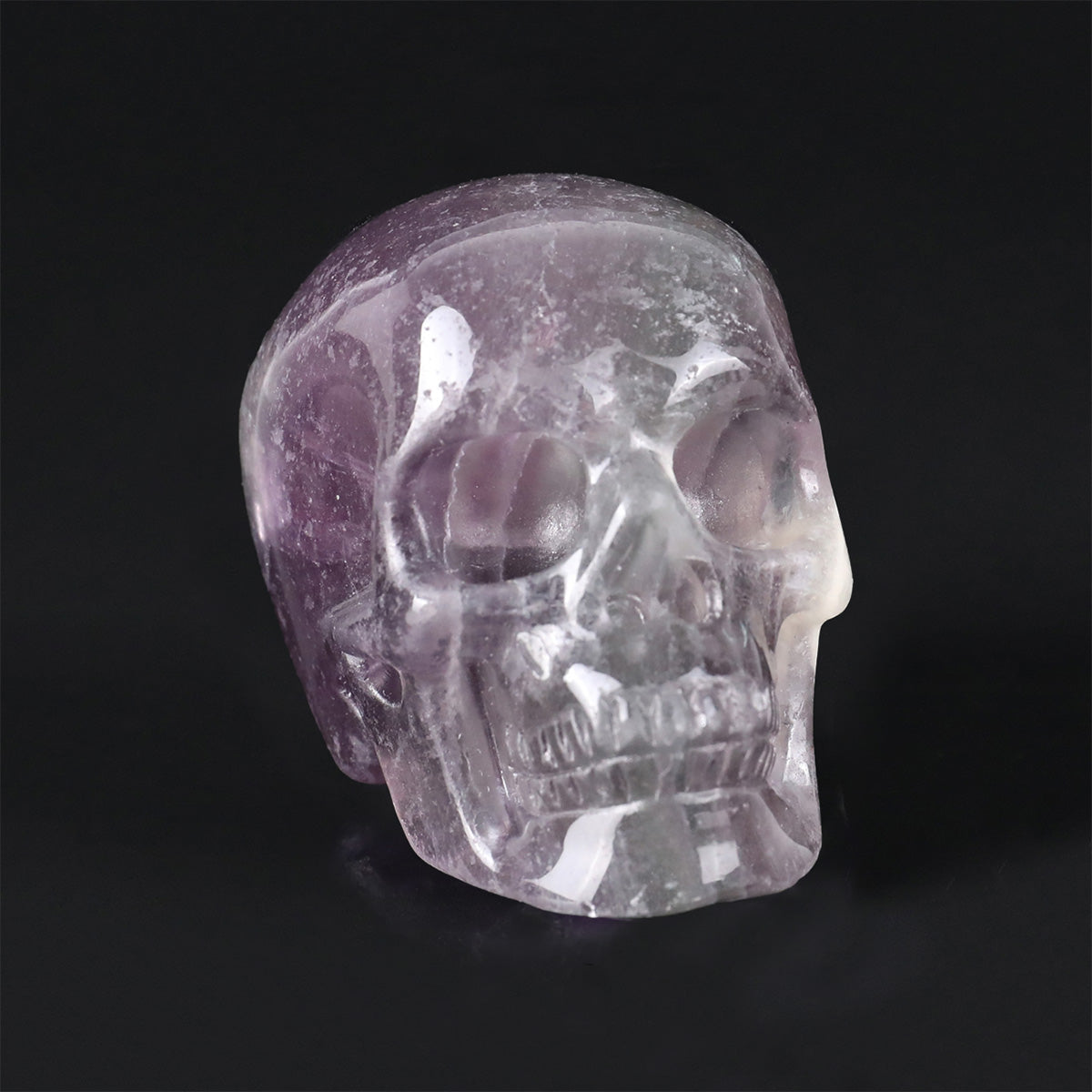2.2" Fluorite Crystal Skull Carving  #SKH22077