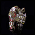 6.0" Dragon Blood Jasper Rhinoceros  #CTC0086