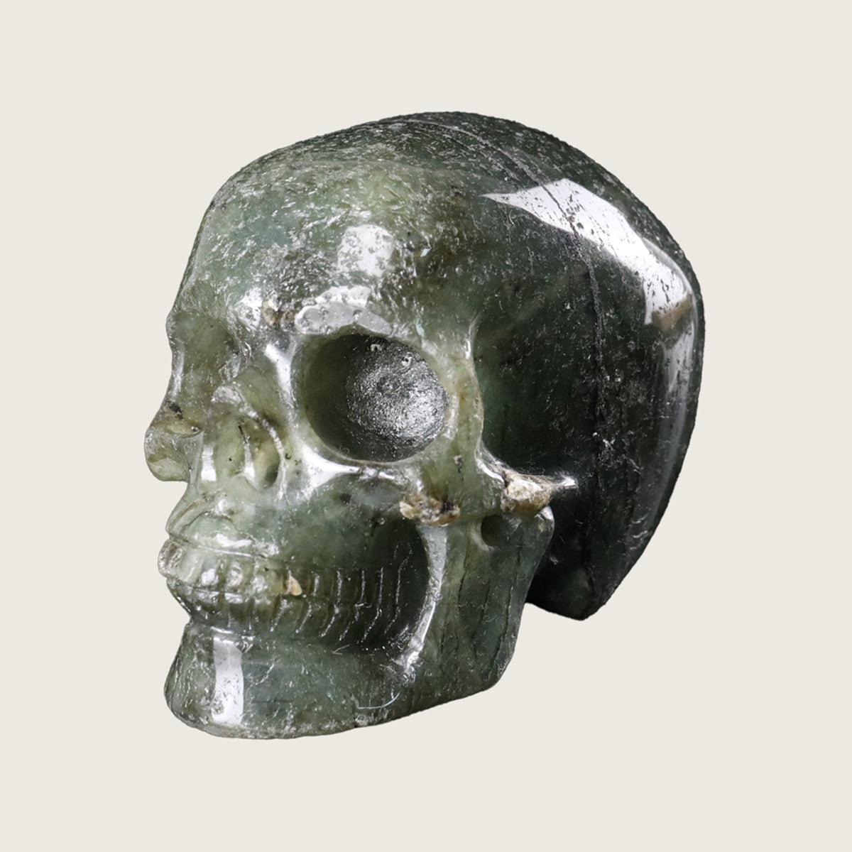 3.0" Blue Labradorite Crystal Skull Carving  #SKH30041